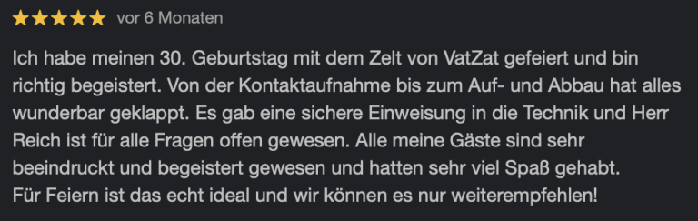 Bewertung eines Erlebnisses mit Vorabreservierung und verschiedenen Aktivitäten.